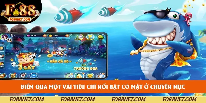 Điểm qua một vài tiêu chí nổi bật có mặt ở chuyên mục